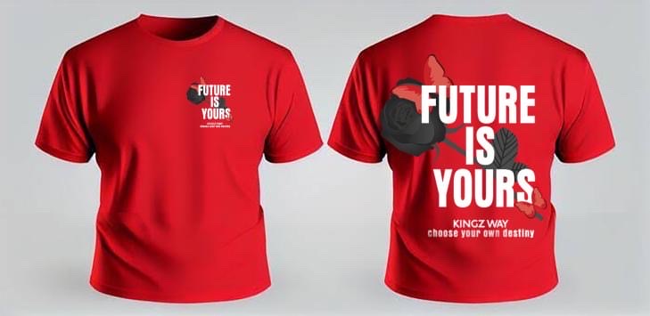 KINGZWAY OVERSIZED CROP TEE ADULT