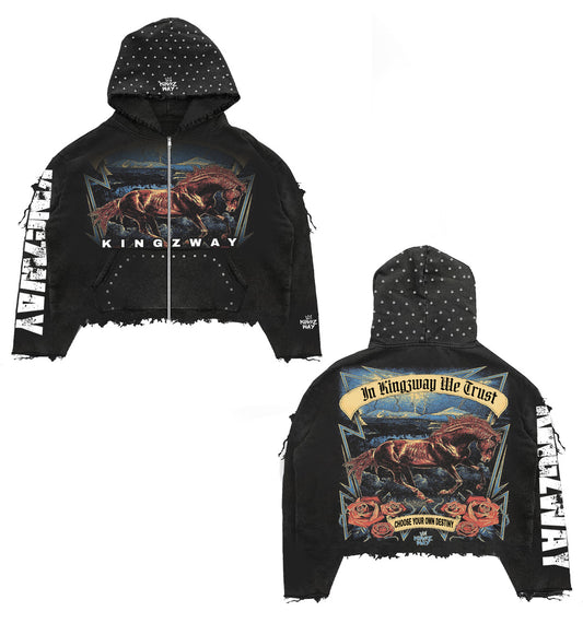 WILD REBELLION ZIP-UP HOODIE Adult