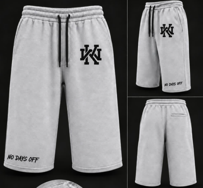 “NO DAYS OFF” MENS CROPPED SWEATPANTS