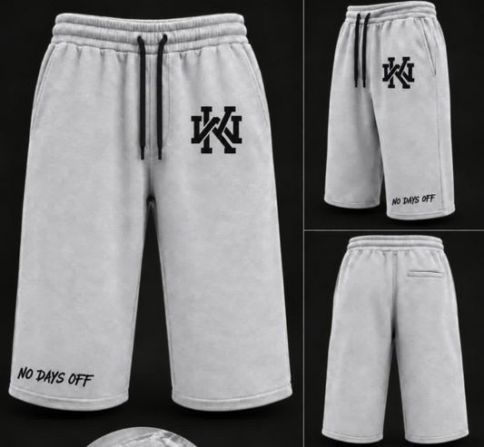 “NO DAYS OFF” MENS CROPPED SWEATPANTS